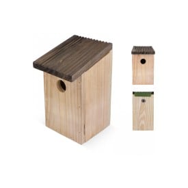 Rustiek vogelhuisje - FSC hout - 22.5x12x14.5 cm