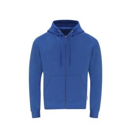Volwassene Hooded + Rits Sweatshirt Walder-Blauw