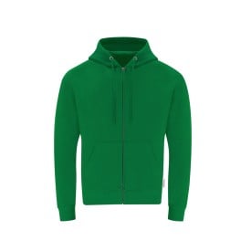 Volwassene Hooded + Rits Sweatshirt Walder-Groen