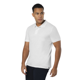 Volwassene Wit Polo Shirt Charles