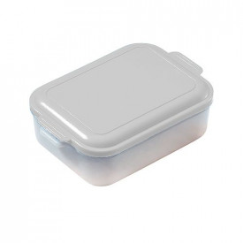 Broodtrommel Universal-1 kleur-Wit, #FFFFFF