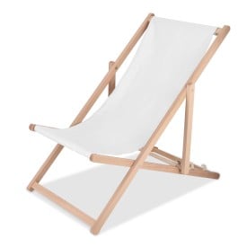 Vouwbare strandstoel sublimatie-Wit