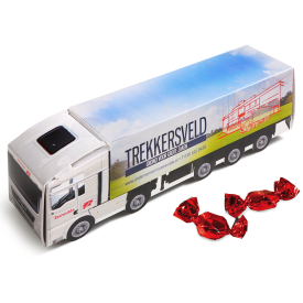 Vrachtwagen gevuld met snoep - metallic sweets