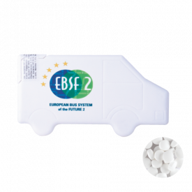 Vrachtwagen mint dispenser full color