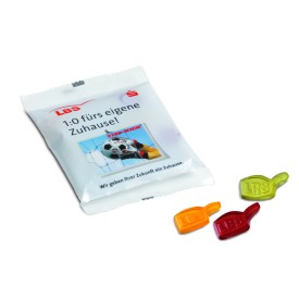 Vruchtengummies in eigen vorm
