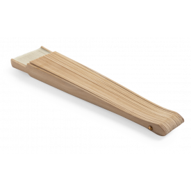 Dubert handwaaier - katoen en hout - 42 x 23 cm - verpakt in individuele doos