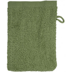 Washandje 16 x 21 cm-Olive green