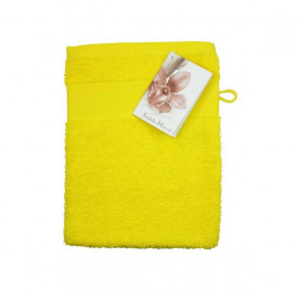 Washandje-Borduring-Geel, #e9df0e