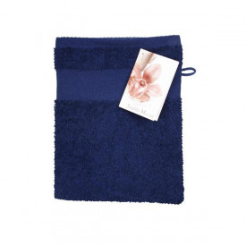 Washandje-Borduring-Marineblauw, #263266