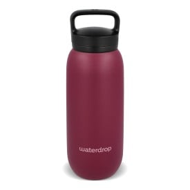 Waterdrop All-Purpose Thermo Fles met Drinktuit Dop 600ml-Bordeaux