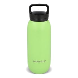 Waterdrop All-Purpose Thermo Fles met Drinktuit Dop 600ml-Lichtgroen
