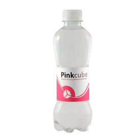 Waterflesje mineraalwater 330 ml - rPET - transparante dop