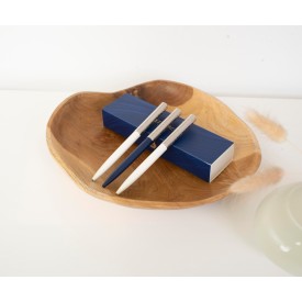 Waterman Allure balpen - metaal - blauwe inkt - geschenkverpakking
