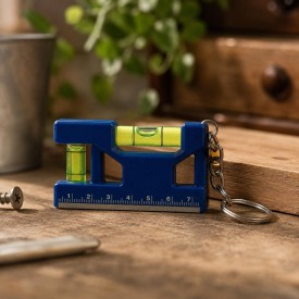 Waterpas sleutelhanger - rABS - magnetisch - maatverdeling