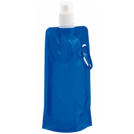 Boxter opvouwbare waterfles 400 ml - rPET - draaidop met karabijnhaak