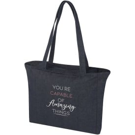 Weekender 500 g/m² Aware™ gerecyclede draagtas-Denim