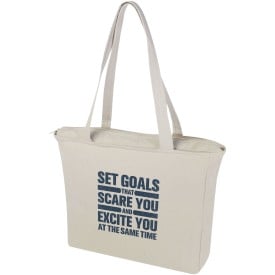Weekender 500 g/m² Aware™ gerecyclede draagtas-Oatmeal