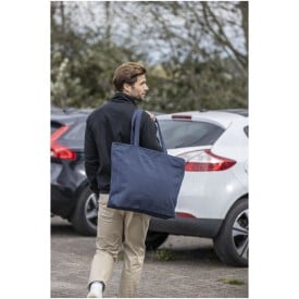 Weekender shopper - gerecycled canvas - 500g/m² - 45 x 42 x 11 cm - Aware™ - met ritssluiting