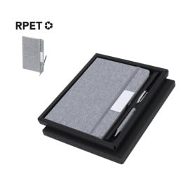 Wendam notitieboek - A5+ - rPET polyester - 100 vellen - inclusief balpen