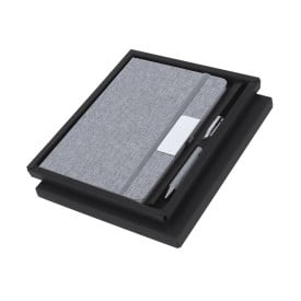 Wendam notitieboek - A5+ - rPET polyester - 100 vellen - inclusief balpen