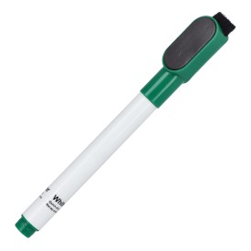 Whiteboardmarker met magneet en wisser-Groen
