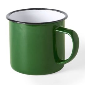 Wilem mok 380ml - metaal - gekleurd