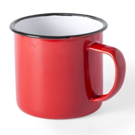 Wilem mok 380ml - metaal - gekleurd