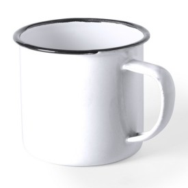 Wilem mok 380ml - metaal - gekleurd