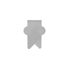 Wingclip Shape - model 1 tweezijdig-Zilver