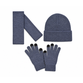 Set muts, sjaal en handschoenen-Navy