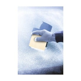 Wood Ice ijskrabber - hout - met beschermlaag - vierkante vorm