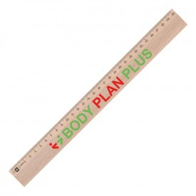 Woody liniaal - hout - 30 cm