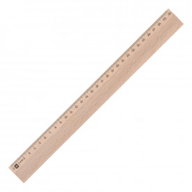 Woody liniaal 30 cm-Hout