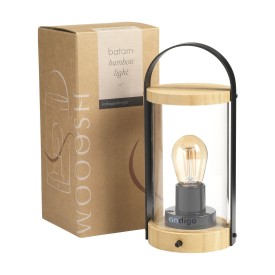 Wooosh Batan oplaadbare lamp - kunststof en bamboe - oplaadbaar