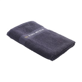 Wooosh Bath Towel GRS Recycle Cotton Mix 140 x 70 cm-Donkergrijs