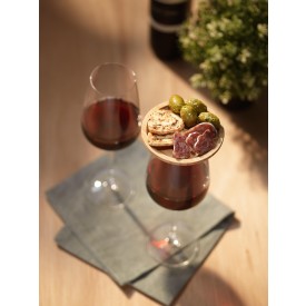 Wooosh Piccolo Bamboo Wine Glass Topper