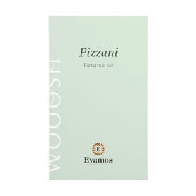 Wooosh pizzaset – RVS mes & snijder – FSC beukenhouten handgreep