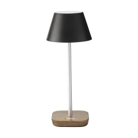 Wooosh RCS Luzia tafellamp - gerecycled kunststof en aluminium - oplaadbaar