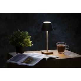 Wooosh RCS Luzia tafellamp - gerecycled kunststof en aluminium - oplaadbaar