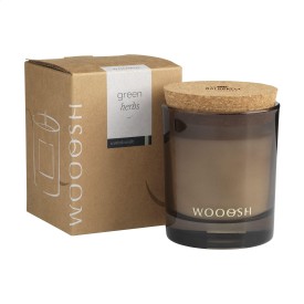 Wooosh Green Herbs geurkaars - glas - 32 branduren