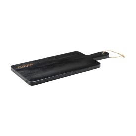 Wooosh serveerplank 42 x 18 cm - acacia hout-Zwart