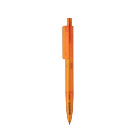 X3 GRS gerecycled PC plastic pen frosted-Oranje