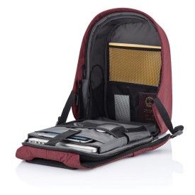 Bobby Hero small rugzak - 10,5L - rPET polyester - USB poort - laptopvak - anti diefstal
