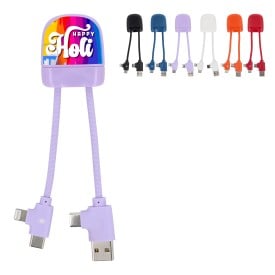 Xoopar ICE-B - multi oplaadkabel - gerecycled kunststof- 12W - USB - USB-C
