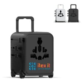 Xoopar Luggie GaN Wereldstekker Trolley - R-ABS