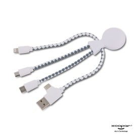 Xoopar Mr Bio oplaadkabel - rPC - 3 verschillende connectoren