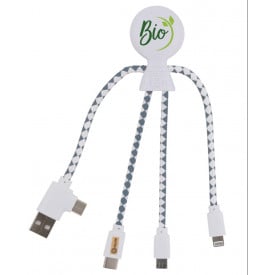 Xoopar Mr Bio oplaadkabel - rPC - 3 verschillende connectoren