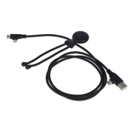 Xoopar Mr. Bio Long 60 W PD Multi Oplaadkabel 1.2 Meter-Zwart