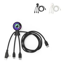 Xoopar Mr. Bio Long Multi Kabel - gerecycled plastic - USB-C - 1 meter