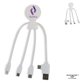 Xoopar Mr. Bio smart oplaadkabel - kunststof - NFC